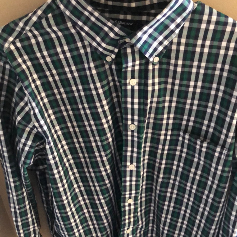 Croft&Barrow  black,green white long sleeve